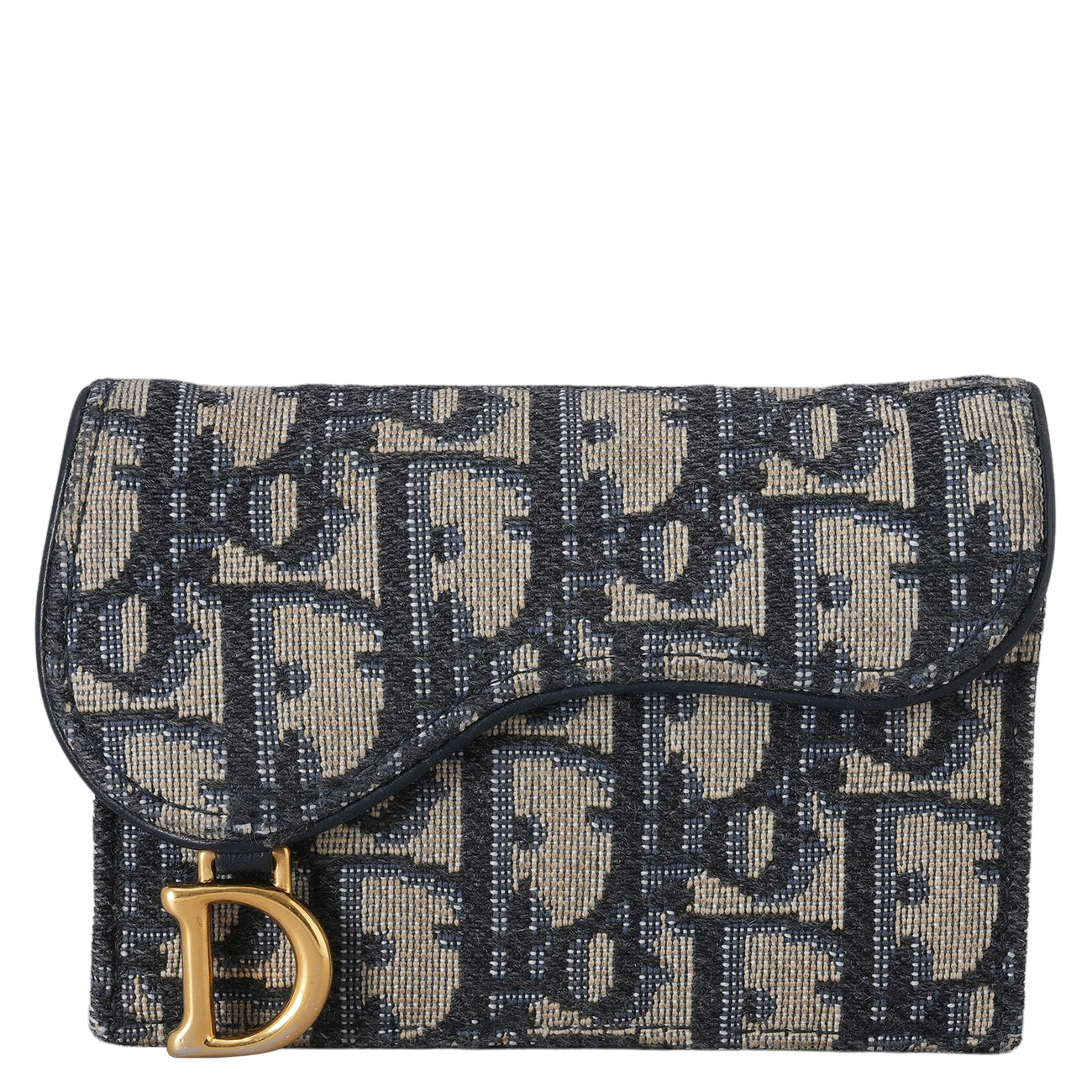 CHRISTIAN DIOR(USED)디올 오블리크 새들 카드지갑